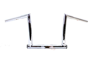 25-0181 - 12  Chrome ChiZeled Z-Bar Handlebar with Indents