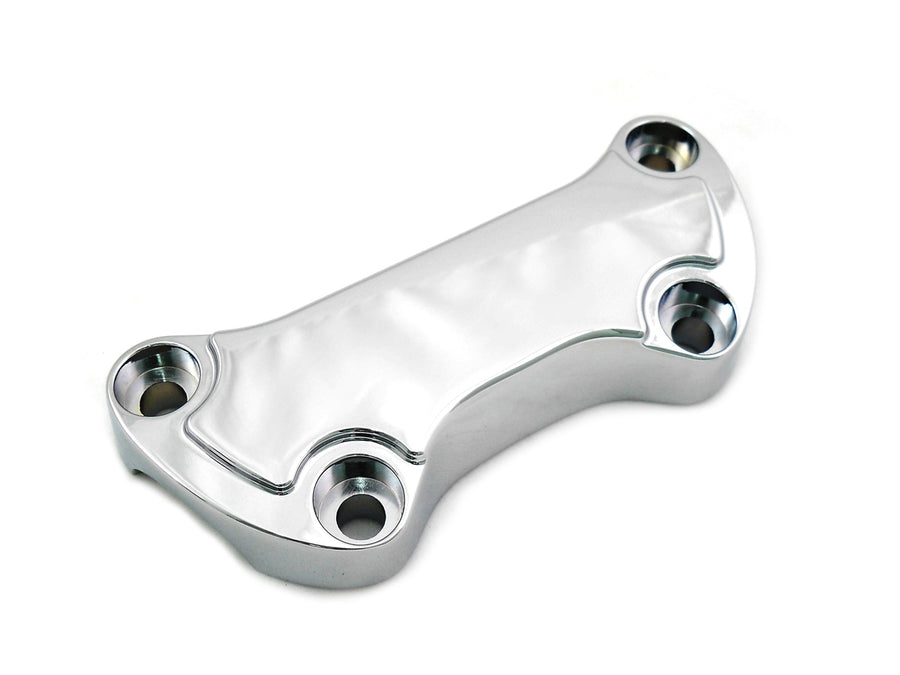 25-0590 - Chrome Smooth Handlebar Clamp Cover