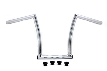 25-0633 - 13  Chrome ChiZeled Z-Bar Handlebar with Indents