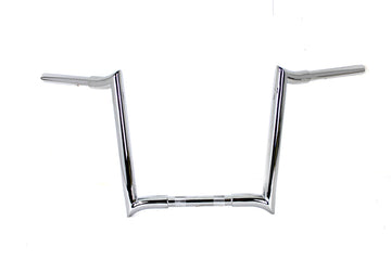 25-1206 - 14  Chrome Z-Bar Handlebar with Indents