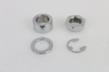 2508-4 - Rear Axle Spacer Set Smooth Style Chrome