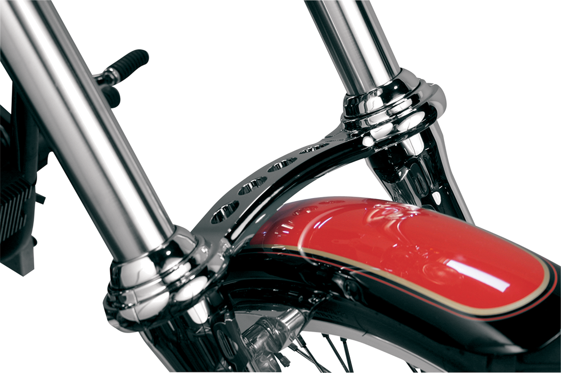 0415-0004 - CUSTOM CYCLE ENGINEERING Fork Brace - Chrome - 49 mm - '06-'08 FXDWG | '08-'17 FXDF TB 2649-1 WG