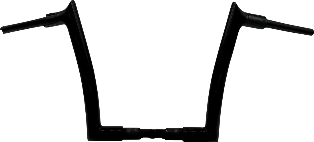 0601-5786 - FAT BAGGERS INC. Handlebar - Pointed Top - 12" - Black 818012-B
