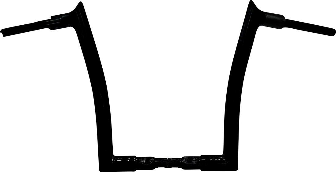 0601-5787 - FAT BAGGERS INC. Handlebar - Pointed Top - 14" - Black 818014-B