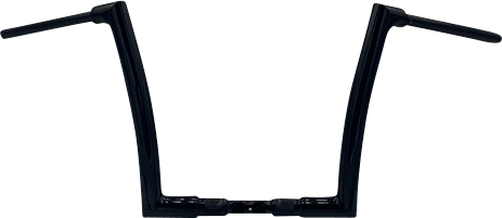 0601-5798 - FAT BAGGERS INC. Handlebar - Flat Top - 12" - Black 616012-B