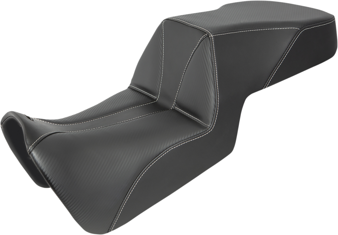 0810-2355 - SADDLEMEN Pan America Adventure Tour Seat - Carbon Fiber/Whisper Black - Low 821-34-201