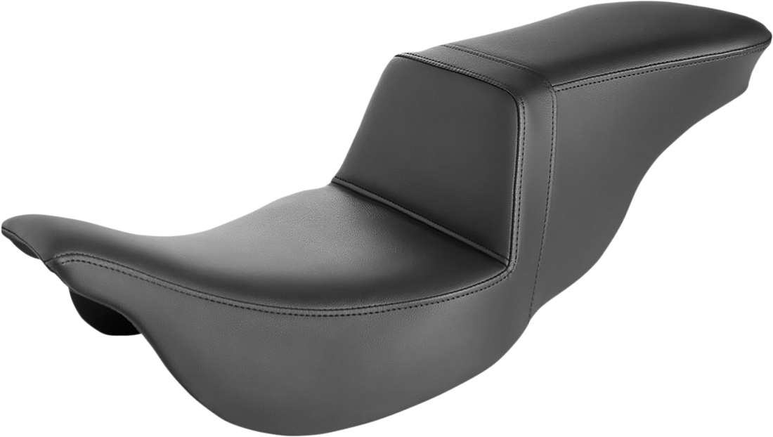 0801-1425 - SADDLEMEN Step-Up Seat - Smooth - Black - FLH 808-07B-194