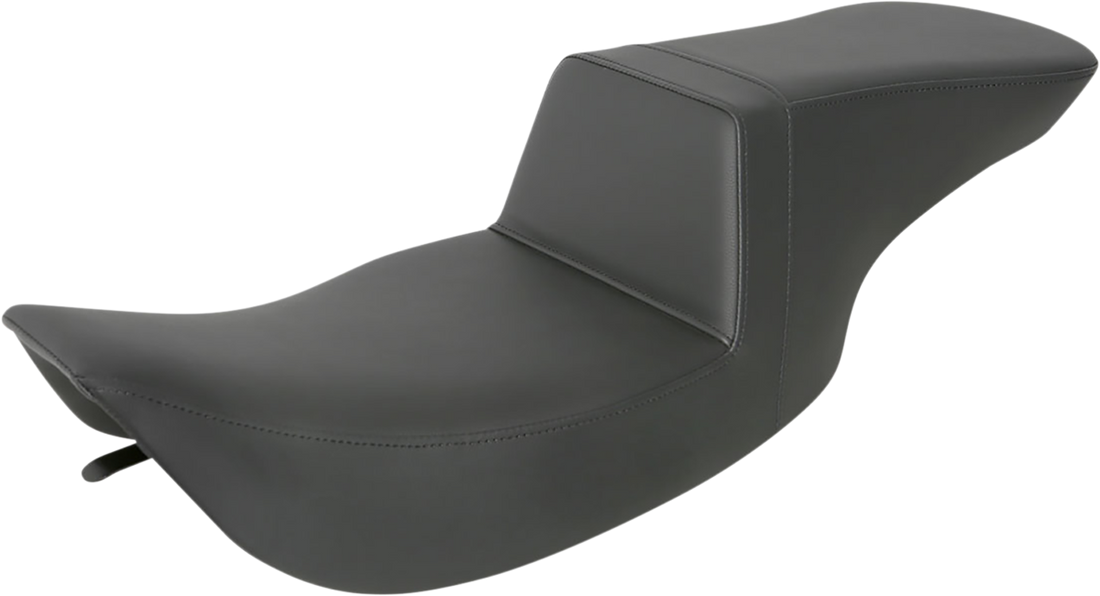0801-1433 - SADDLEMEN Step-Up Seat - Smooth - Black - FLH 897-06-194