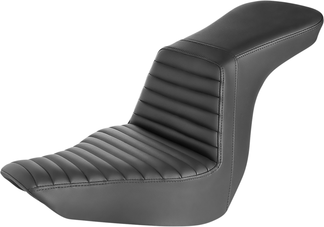 0802-1460 - SADDLEMEN Step-Up Seat - Front Tuck-n-Roll - Black 818-29-191