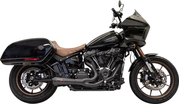 1800-2558 - BASSANI XHAUST The Ripper Short Road Rage 2-into-1 Exhaust System - Black 1S74B