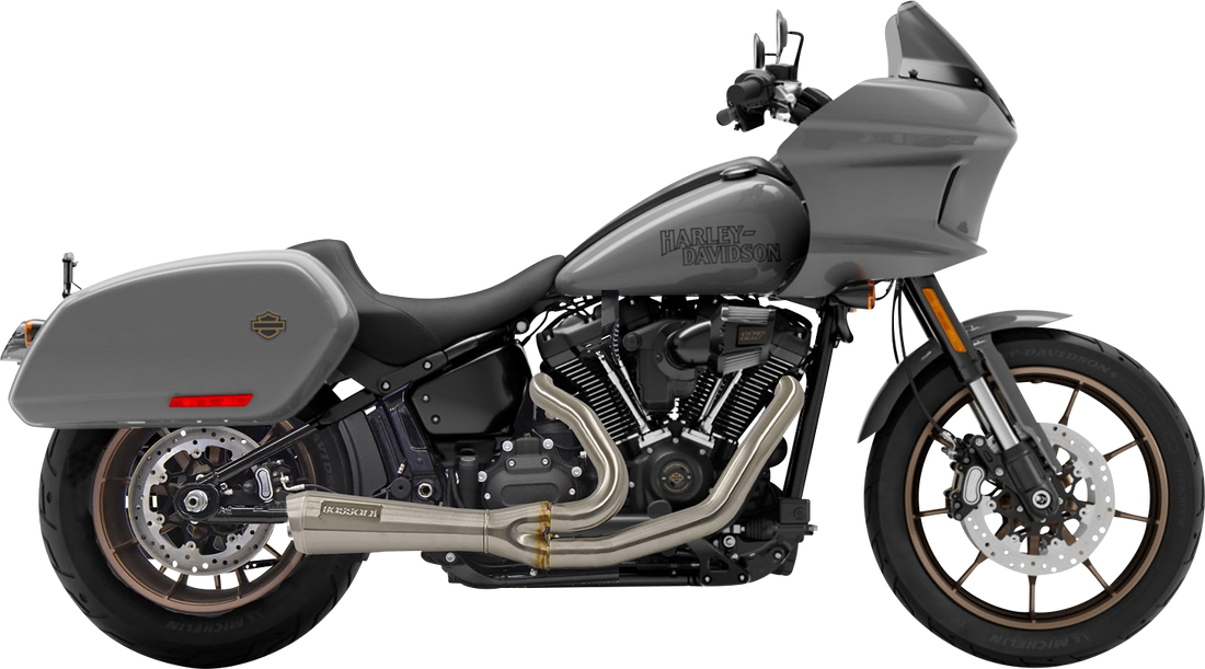 1800-2557 - BASSANI XHAUST The Ripper Short Road Rage 2-into-1 Exhaust System - Stainless Steel 1S74SS