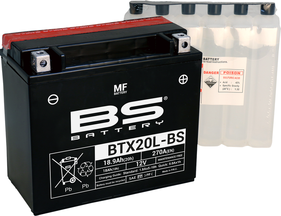 2113-0873 - BS BATTERY Battery - BTX20L-BS (YTX) 300610