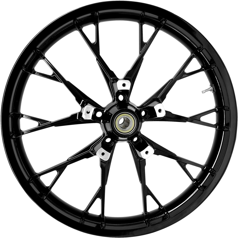 0201-2388 - COASTAL MOTO Wheel - Marlin - Front - Dual Disc/ABS - Solid Black - 21"x3.50" 3D-MAR213SBABST
