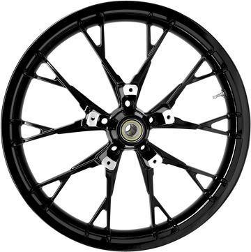 0201-2389 - COASTAL MOTO Wheel - Marlin - Front - Dual Disc/No ABS - Solid Black - 21"x3.50" 3D-MAR213SB