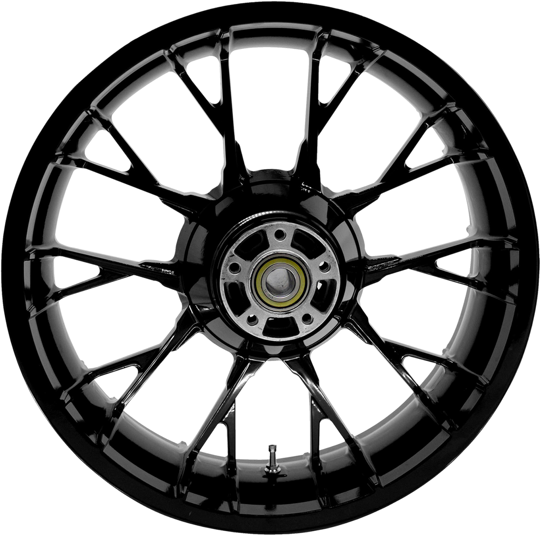 0202-2182 - COASTAL MOTO Wheel - Marlin - Rear - Single Disc/No ABS - Solid Black - 18"x5.50" 3D-MAR185SB