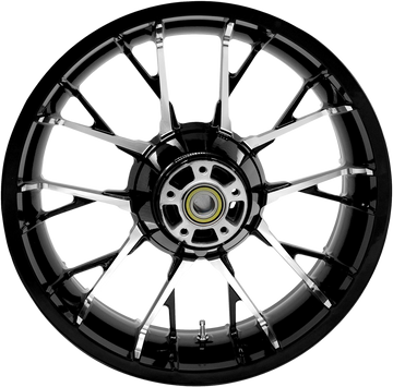 0202-2183 - COASTAL MOTO Wheel - Marlin - Rear - Single Disc/ABS - Black Cut - 18"x5.50" 3D-MAR185BCABST