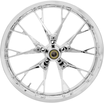 0201-2386 - COASTAL MOTO Wheel - Marlin - Front - Dual Disc/ABS - Chrome - 21"x3.50" 3D-MAR213CHABST