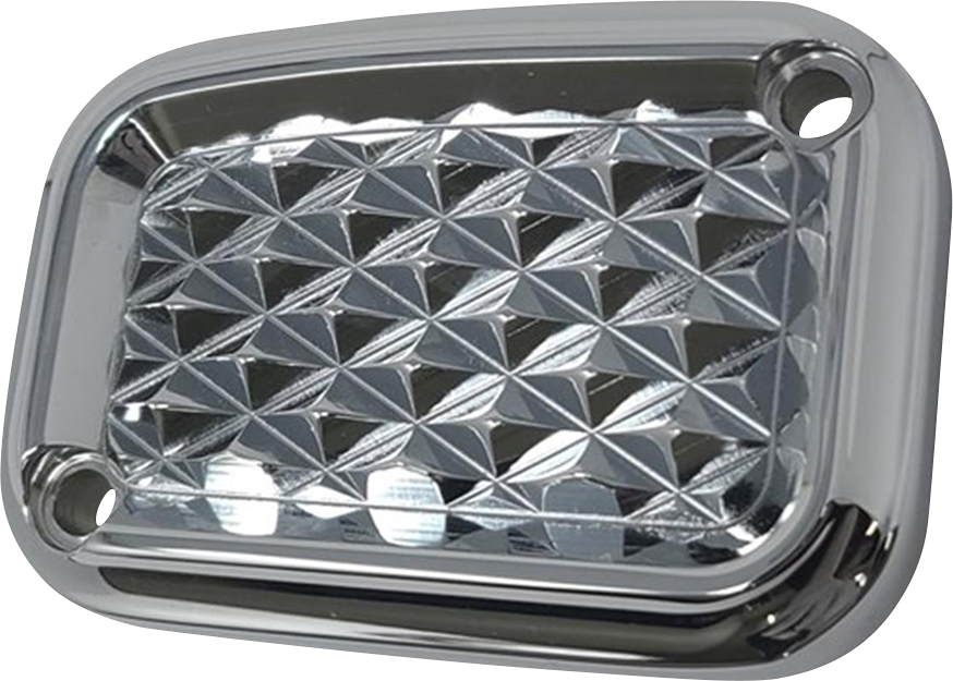 0611-0202 - COVINGTONS Master Cylinder Lid - Brake - Front - Diamondback - Chrome C3056-C