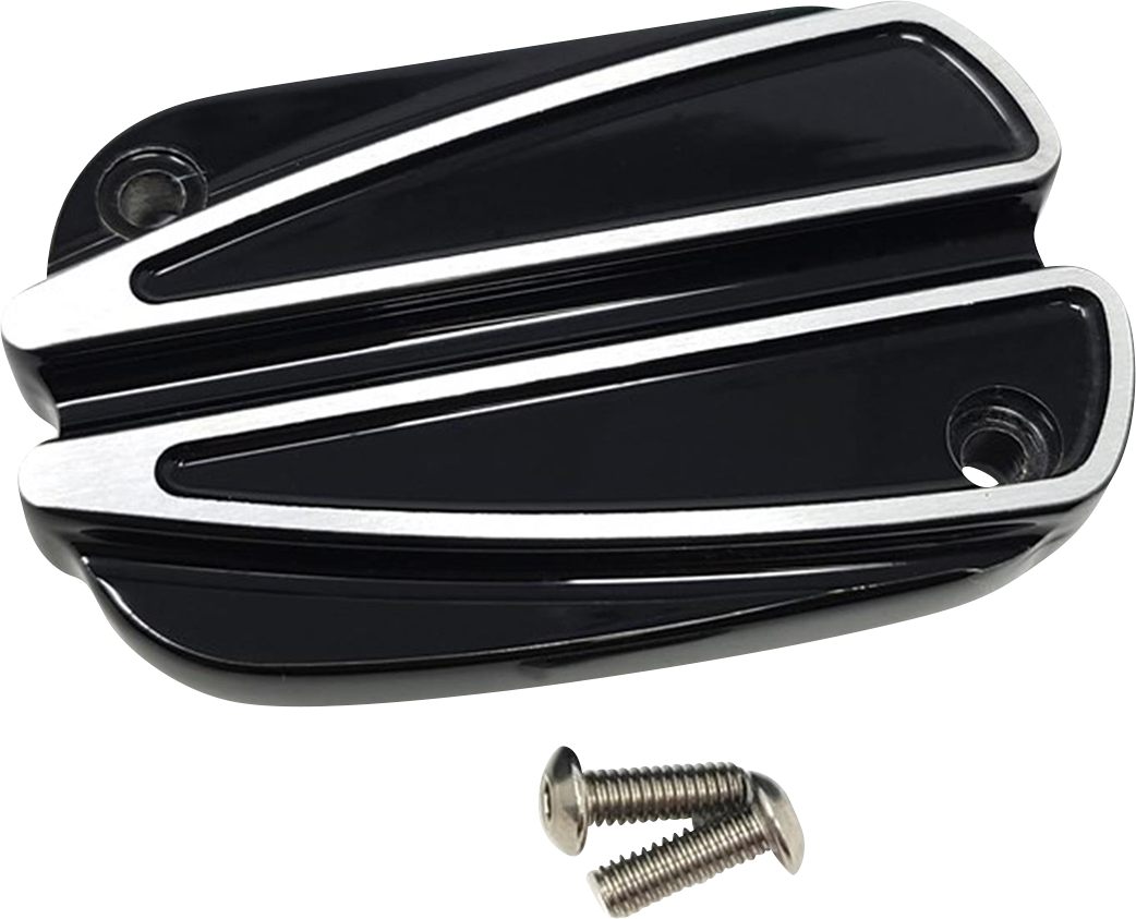 0612-0502 - COVINGTONS Master Cylinder Lid - Clutch - Ripper - Black C1868-B