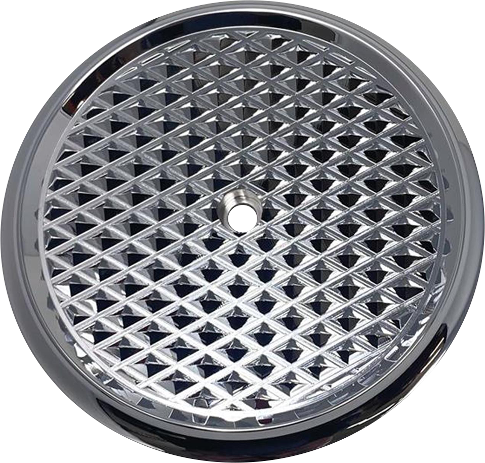 1014-0365 - COVINGTONS Air Cleaner Insert - Diamondback - Chrome C3017-C