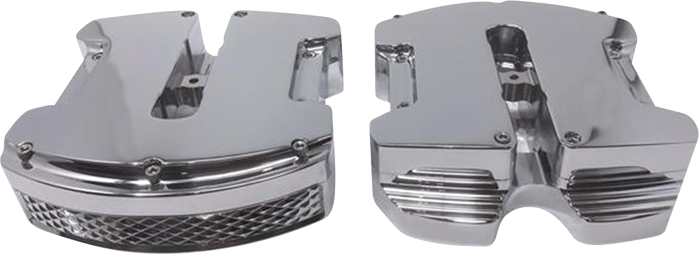 0940-2054 - COVINGTONS Valve Cover - Diamondback - Chrome - M8 C3082-C