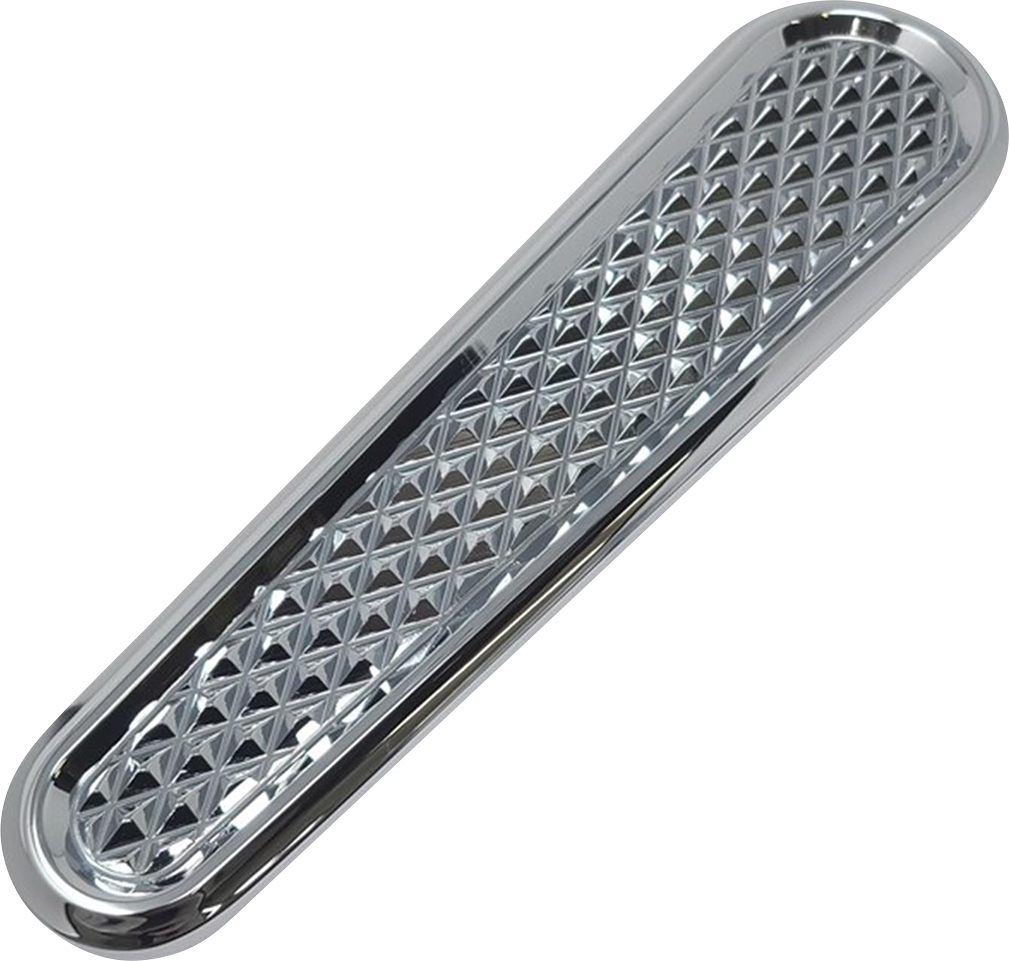 2202-0302 - COVINGTONS Dash Insert - Diamondback - Chrome C3053-C