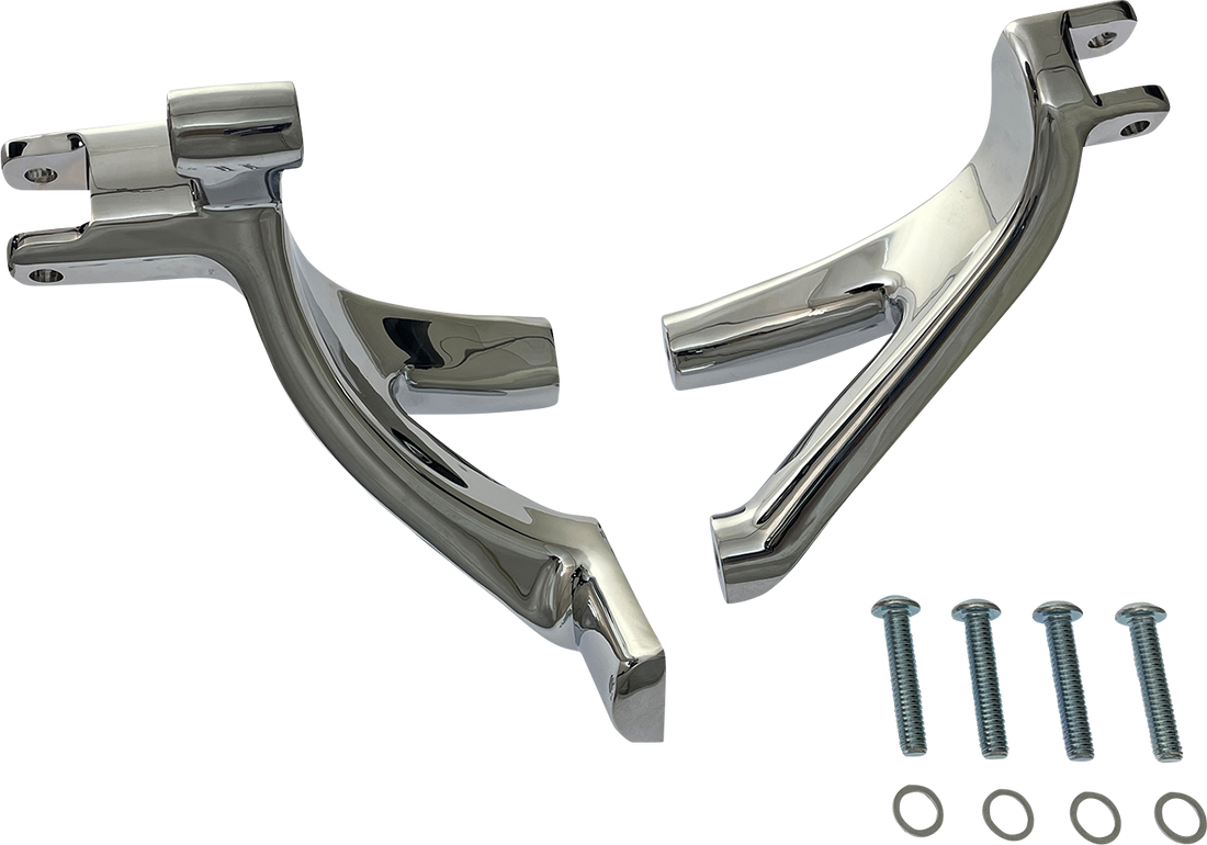 1622-0571 - DRAG SPECIALTIES Forward Control Support Bracket - Chrome - Softail D35-0224C-1