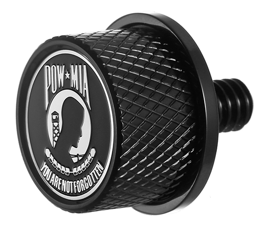 0820-0188 - FIGURATI DESIGNS Seat Mounting Knob - Black - POW MIA FD50-SEAT KN-BK