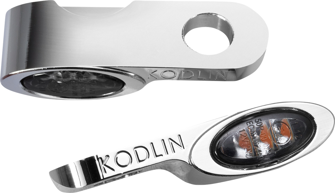 2040-2919 - KODLIN MOTORCYCLE Turn Signal w/ Running Light - Universal - Chrome K68511