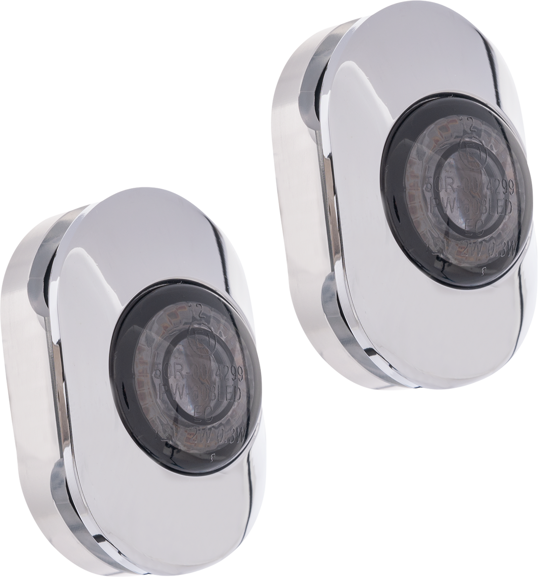 2040-2913 - KODLIN MOTORCYCLE Antenna Grommet Light - Chrome K68496