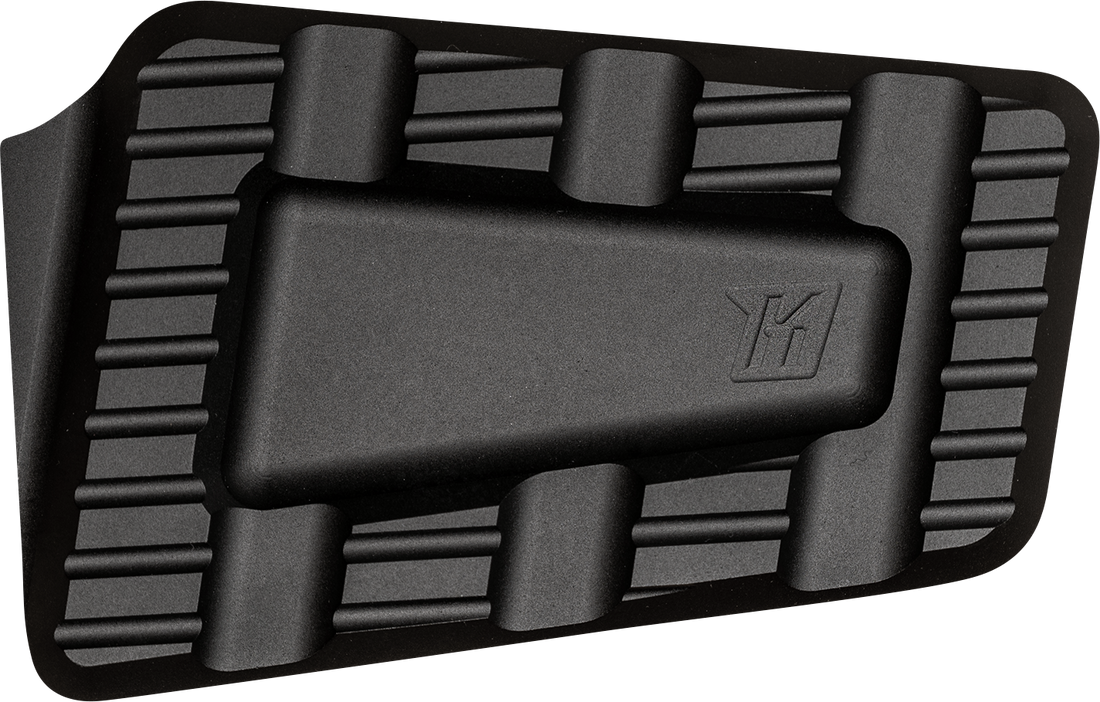 1610-0652 - KODLIN MOTORCYCLE Trackboard Brake Pedal Pad - Aluminum - Black K73242