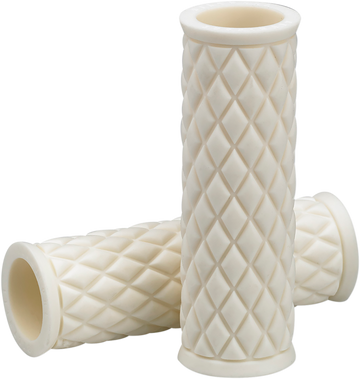 0630-2325 - BILTWELL Grips - Alumicore - Replacement - White 6706-0201