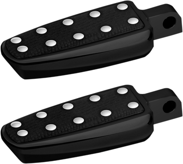 1620-1601 - CYCLESMITHS Banana Footpegs - Male - Black 126-BP