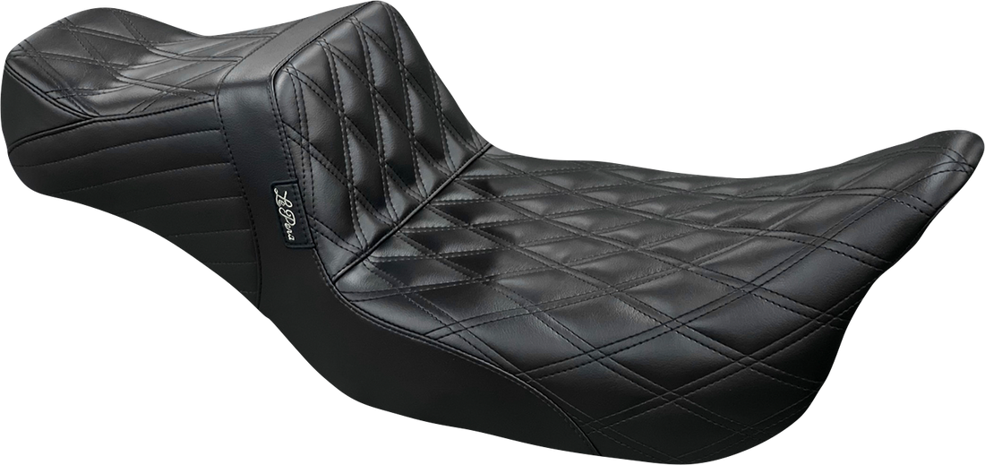0801-1438 - LE PERA Tailwhip Daddy Long Legs Seat - Double Diamond - Black LK-587DLDD