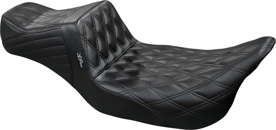 0801-1438 - LE PERA Tailwhip Daddy Long Legs Seat - Double Diamond - Black LK-587DLDD