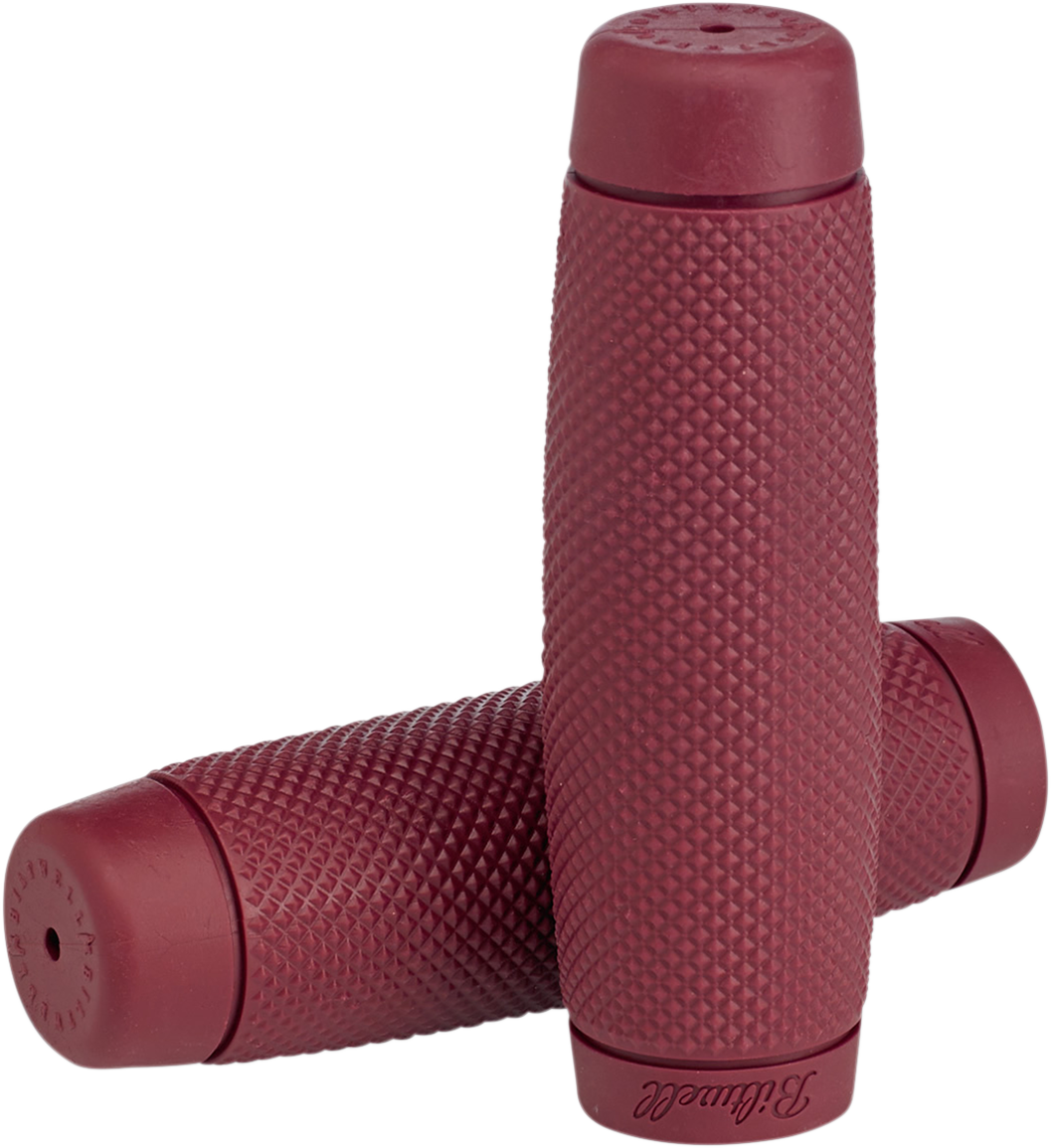 0630-2341 - BILTWELL Grips - Recoil - 1" - Oxblood 6703-0301