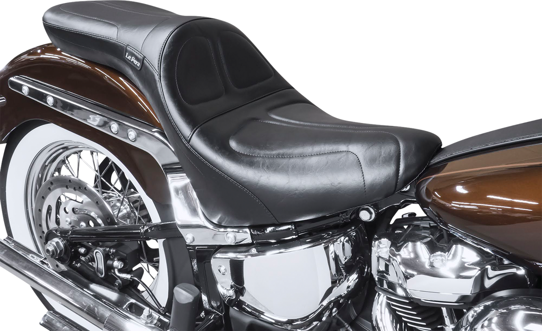 0802-1470 - LE PERA Maverick Seat - Smooth - Black - FXLR/FLSB '18-'22 LYR-910S