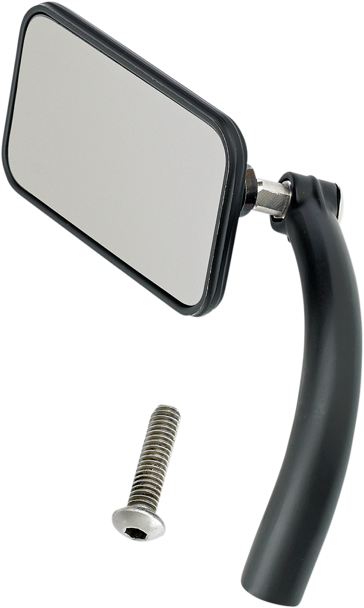 0640-0988 - BILTWELL Rectangular Mirror - Black 6502-100-101