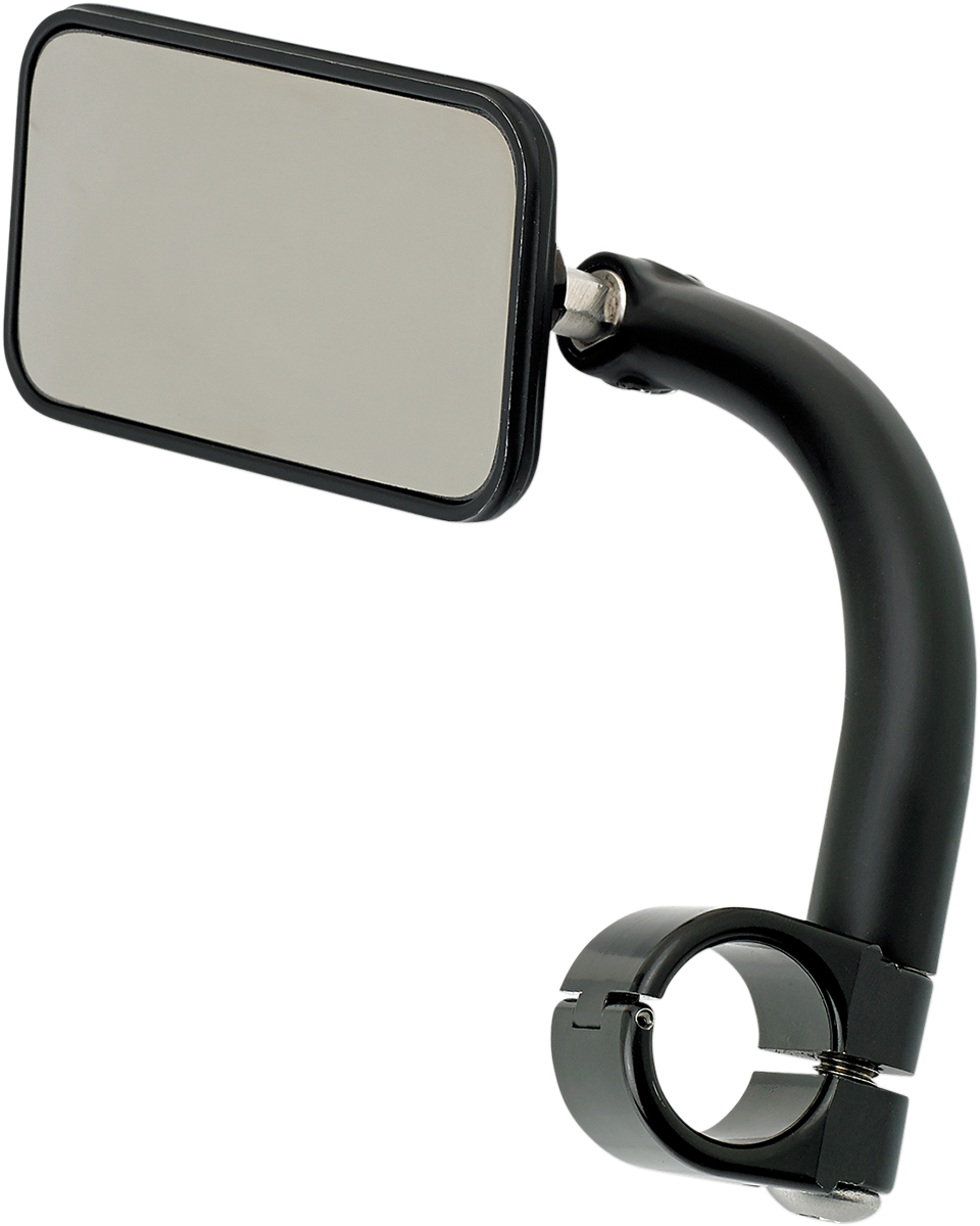 0640-0996 - BILTWELL Rectangular Clamp-On Mirror - 7/8" - Black 6502-278-101