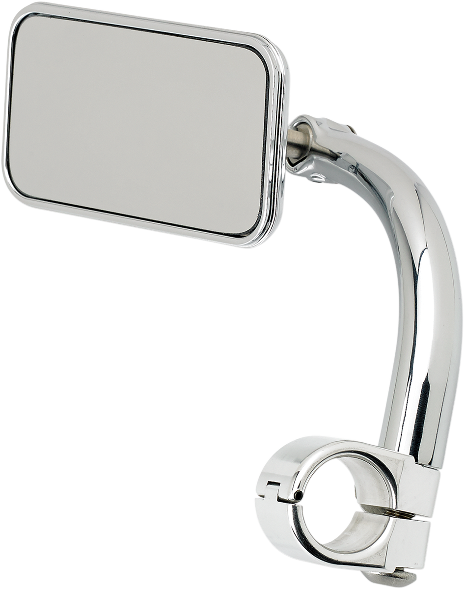 0640-0997 - BILTWELL Rectangular Clamp-On Mirror - 7/8" - Chrome 6502-278-501