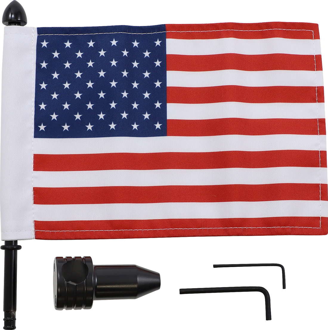 0521-1959 - PRO PAD Saddle Bag Flag Mount - 3/4" Bar - USA BRFM-FXD1