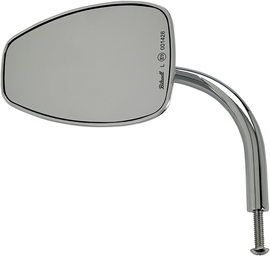 0640-1319 - BILTWELL Mirror - Tear Drop - Chrome 6504-400-531