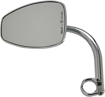 0640-1323 - BILTWELL Mirror w/mount - Tear Drop - Chrome 6504-501-531