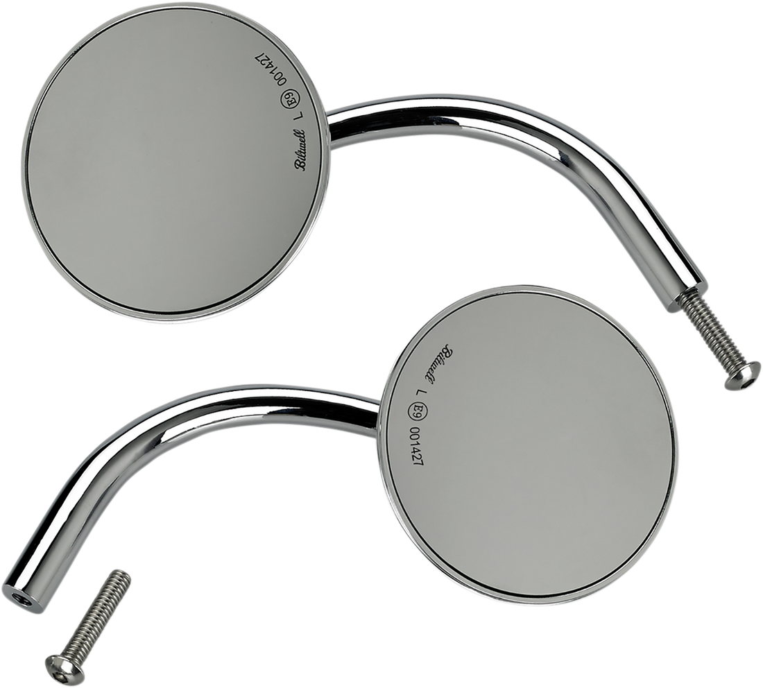 0640-1329 - BILTWELL Mirror - Round - Chrome 6503-400-532