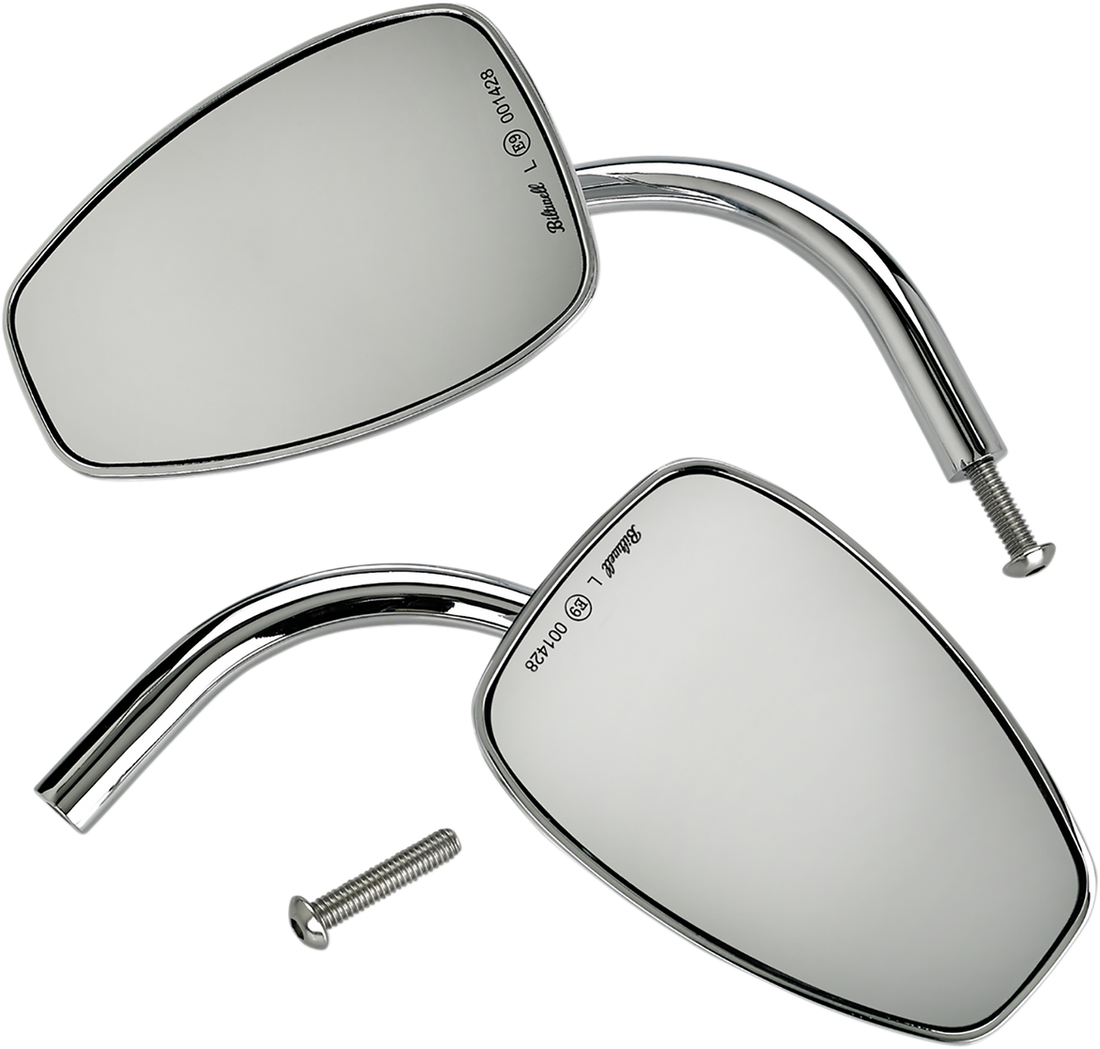 0640-1331 - BILTWELL Mirror - Tear Drop - Chrome 6504-400-532