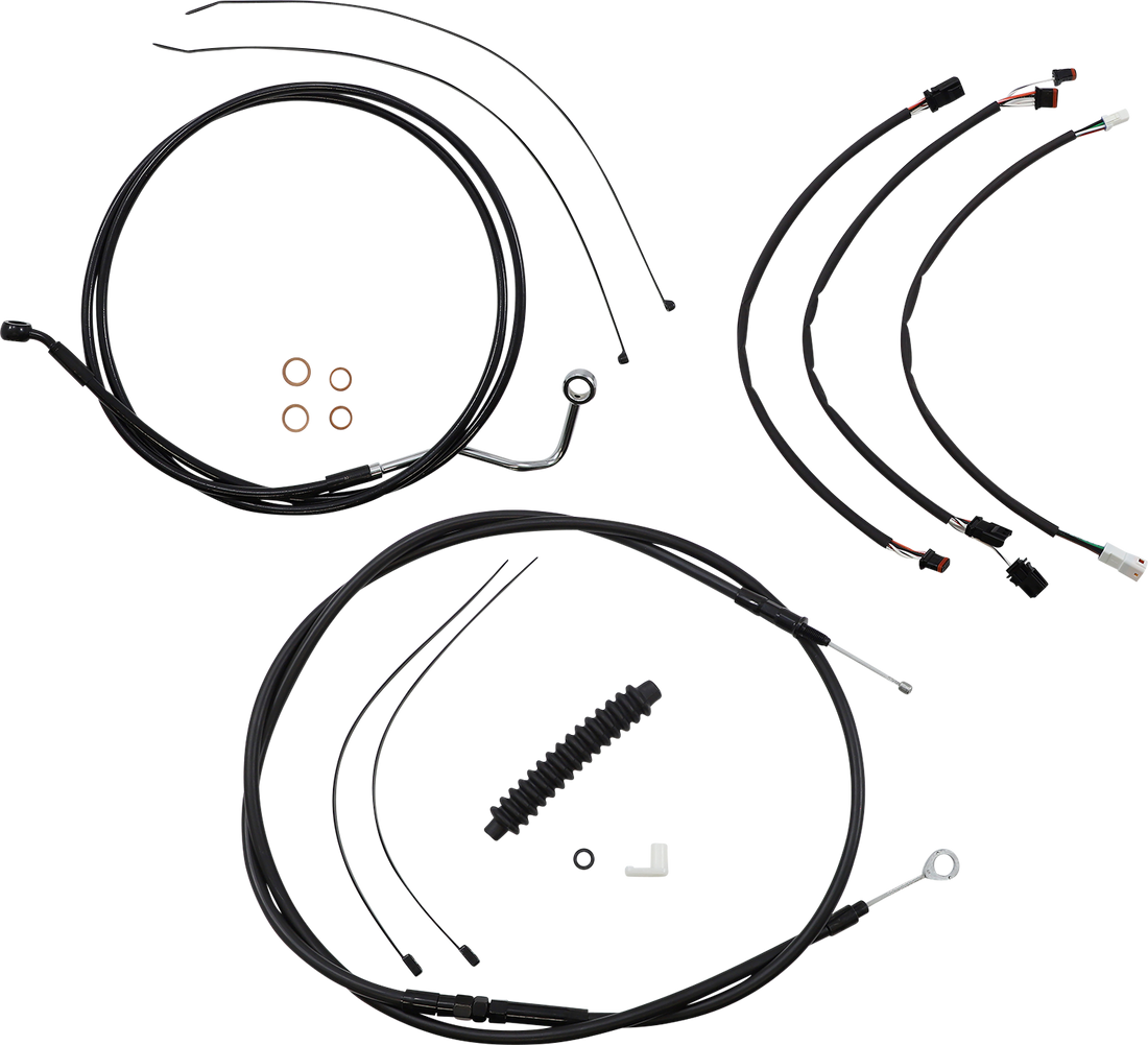 0662-0989 - MAGNUM Control Cable Kit - XR - Black 486982