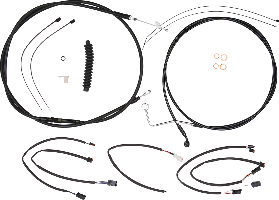 0662-0996 - MAGNUM Control Cable Kit - XR - Black 4861021