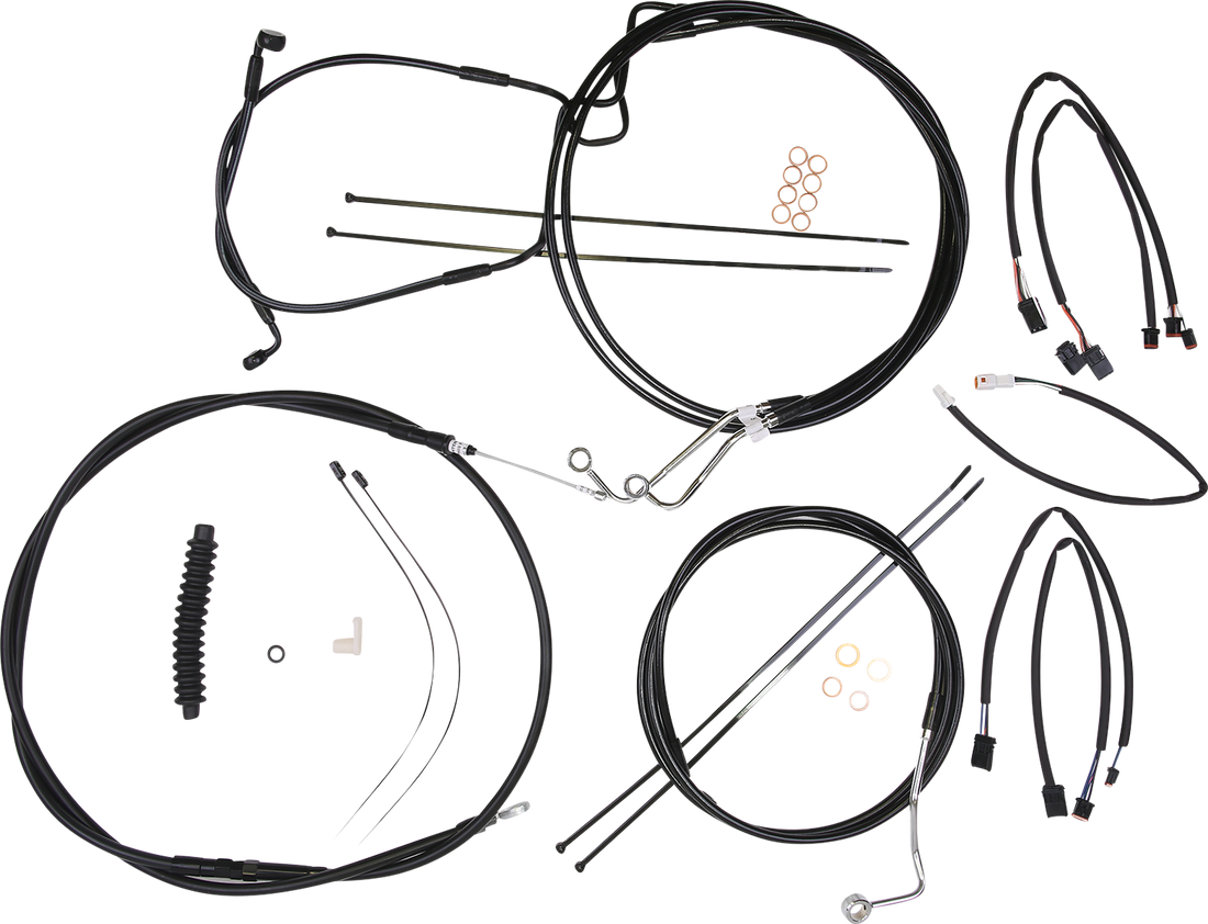 0662-0994 - MAGNUM Control Cable Kit - XR - Black 4861011