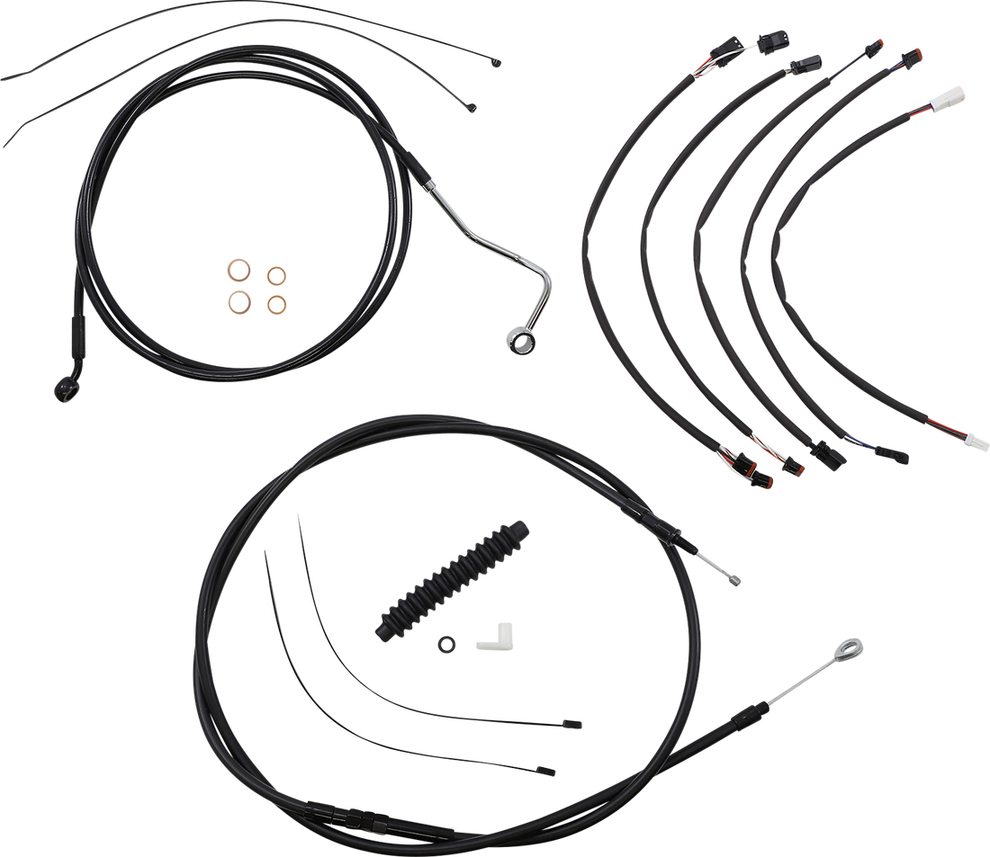 0662-0997 - MAGNUM Control Cable Kit - XR - Black 4861022