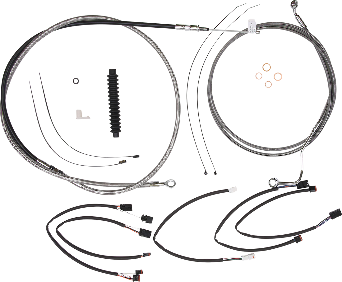 0662-1008 - MAGNUM Control Cable Kit - XR - Stainless Steel/Chrome 5891021